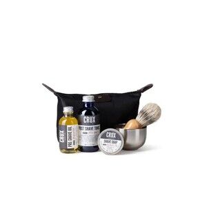 CRUX Supply Co Deluxe Shaving Kit - Shave Soap, Shaving Bowl, & Shaving Brush